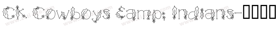 CK Cowboys & Indians字体转换